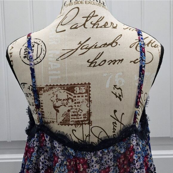 🌿Free People, Merries Garden, sheer tank. NWOT-Size Med - Picture 8 of 9